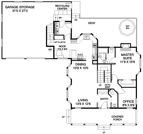 main floor house blueprint