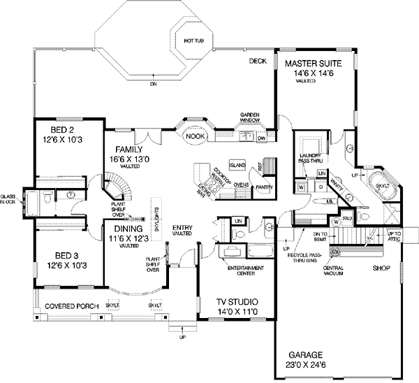 main floor house blueprint