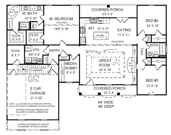 main floor house blueprint