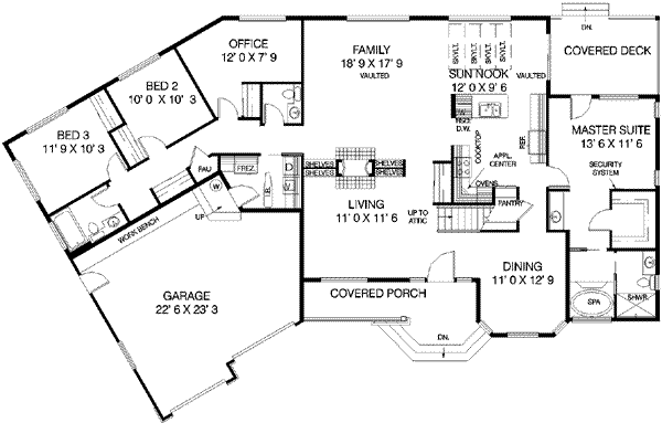 main floor house blueprint