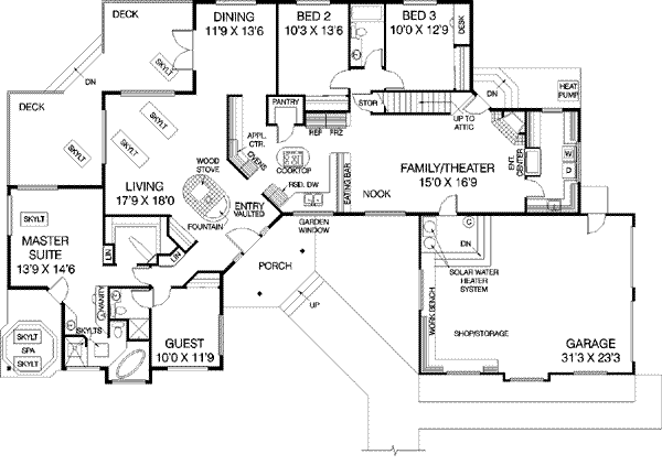 main floor house blueprint