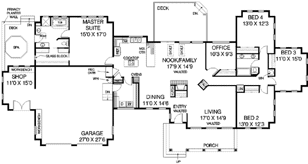 main floor house blueprint