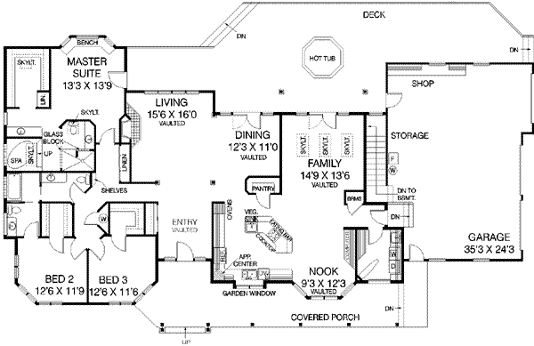 main floor house blueprint