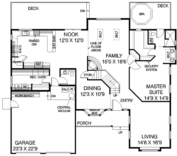 main floor house blueprint