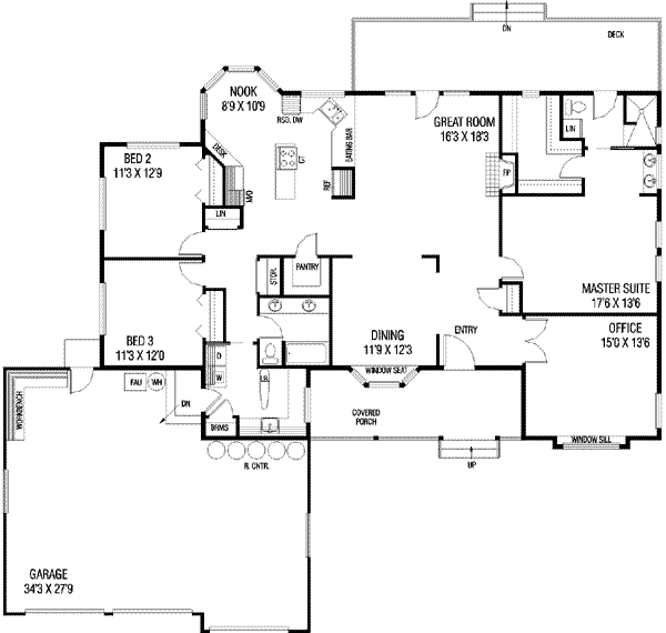 main floor house blueprint