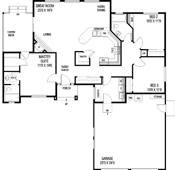 main floor house blueprint