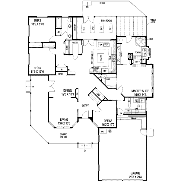 main floor house blueprint