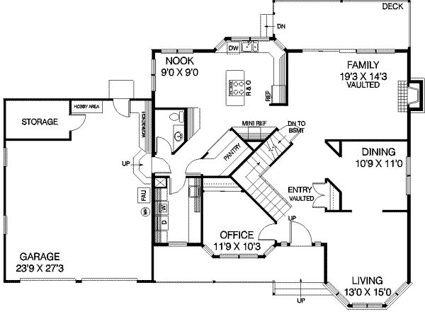 main floor house blueprint
