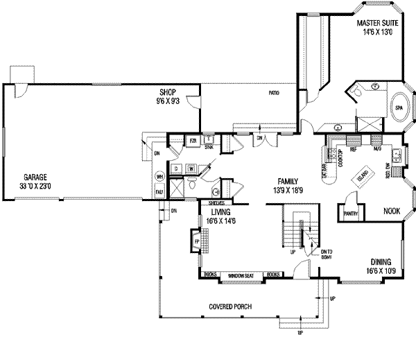 main floor house blueprint