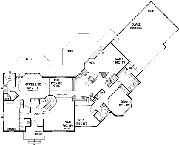 main floor house blueprint