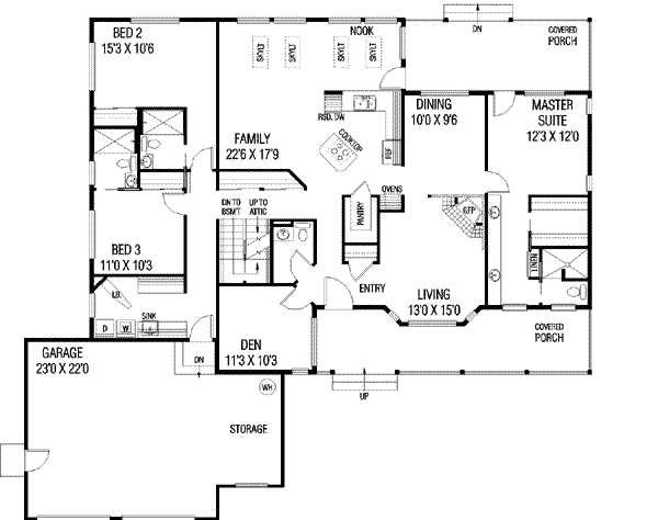 main floor house blueprint