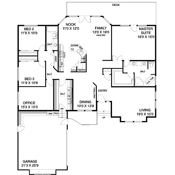 main floor house blueprint