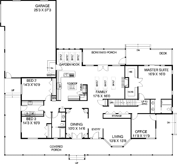 main floor house blueprint
