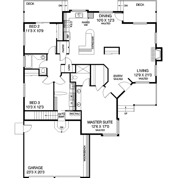 main floor house blueprint