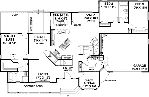 main floor house blueprint