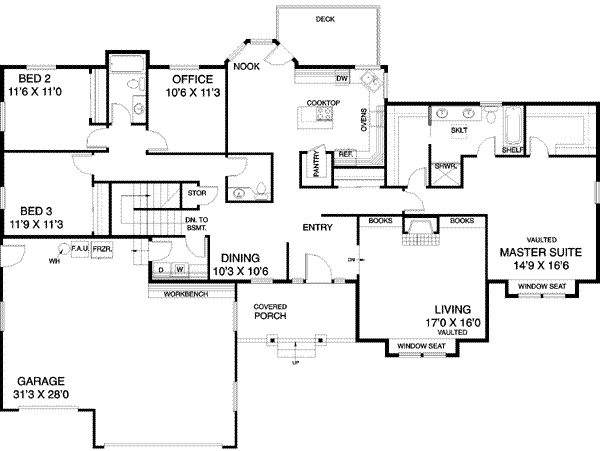 main floor house blueprint