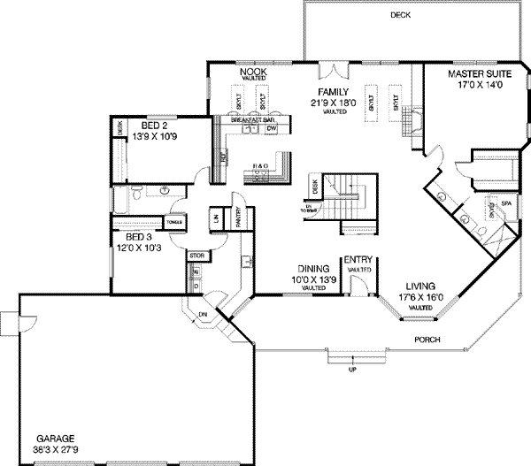 main floor house blueprint