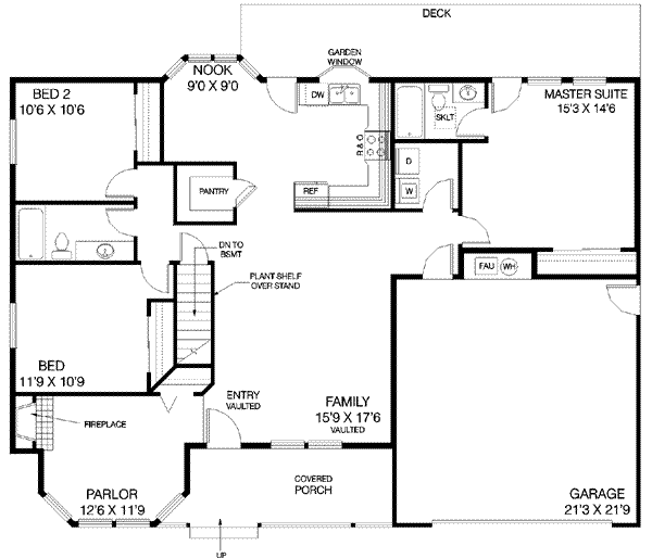 main floor house blueprint