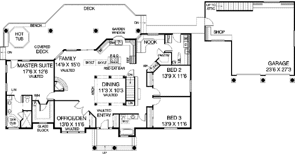 main floor house blueprint