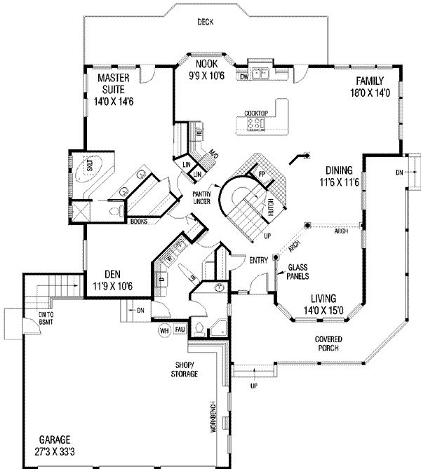 main floor house blueprint