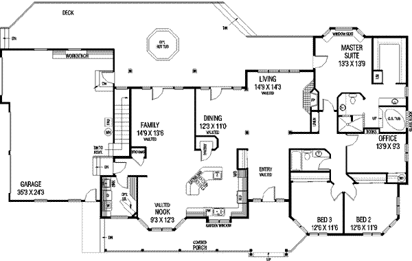main floor house blueprint