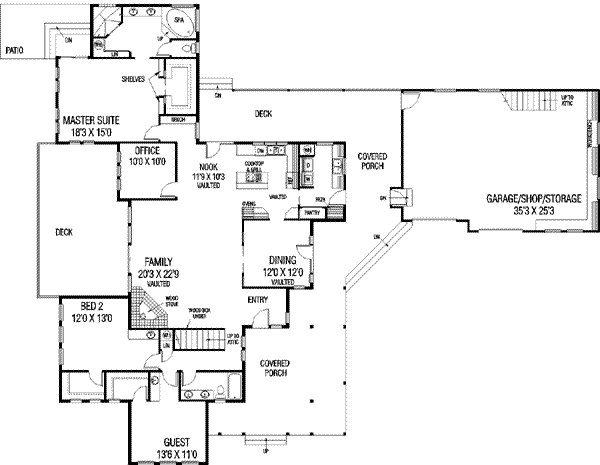 main floor house blueprint