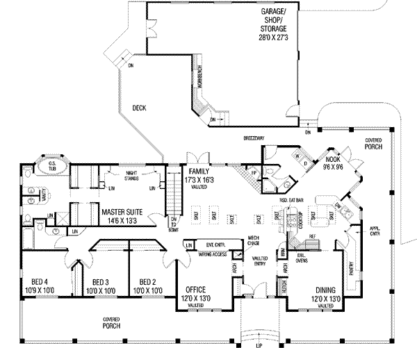 main floor house blueprint