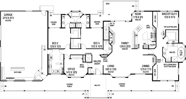 main floor house blueprint