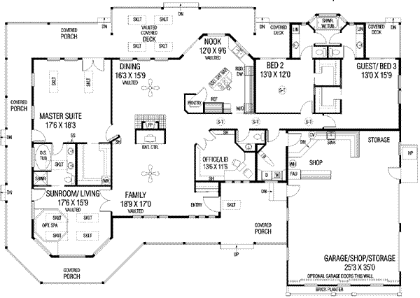 main floor house blueprint