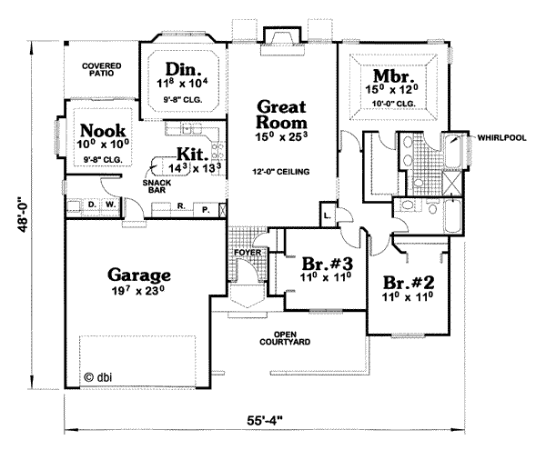 main floor house blueprint