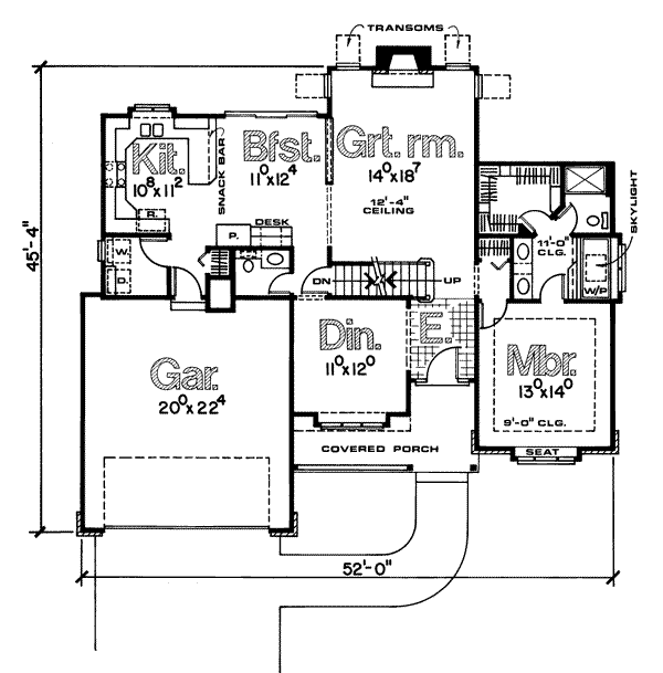 main floor house blueprint