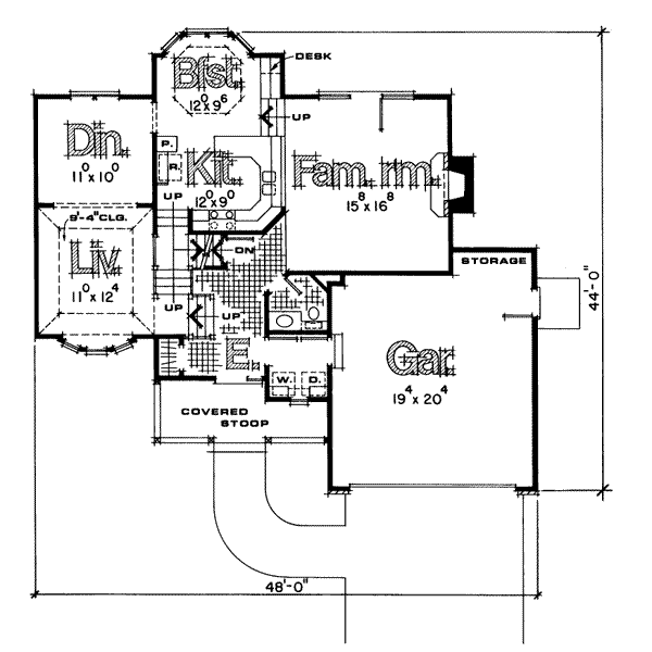 main floor house blueprint