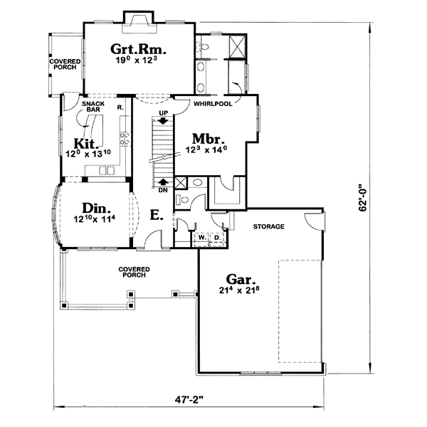 main floor house blueprint