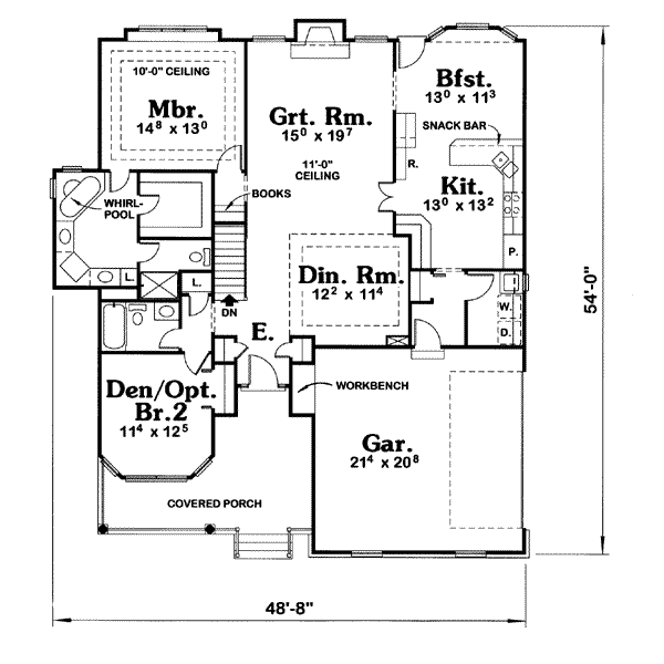 main floor house blueprint