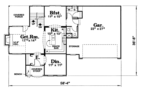 main floor house blueprint