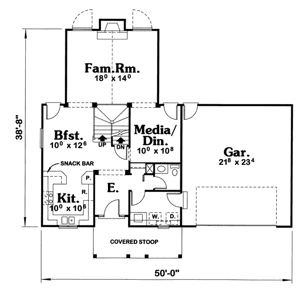 main floor house blueprint