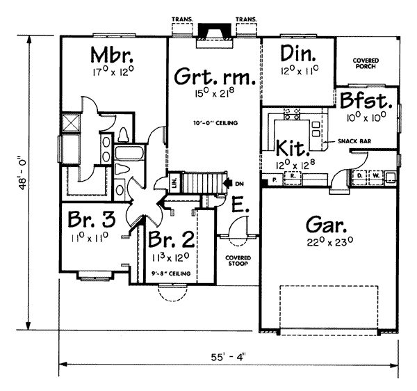 main floor house blueprint