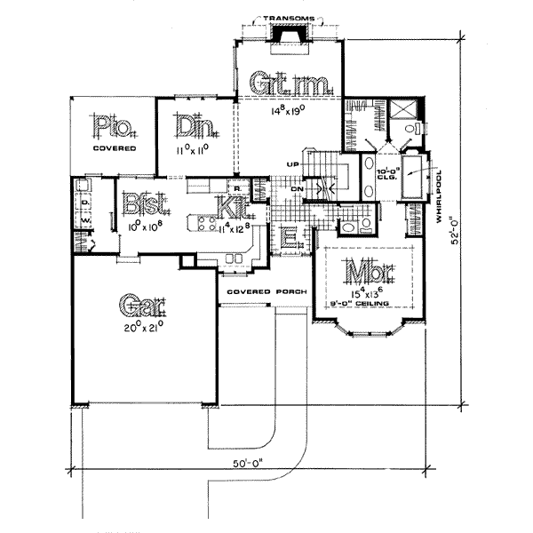 main floor house blueprint