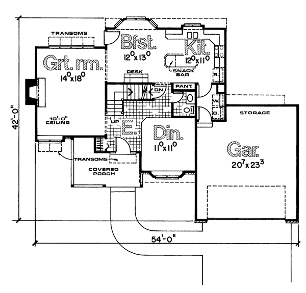 main floor house blueprint