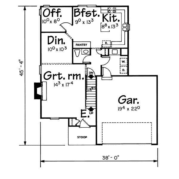 main floor house blueprint