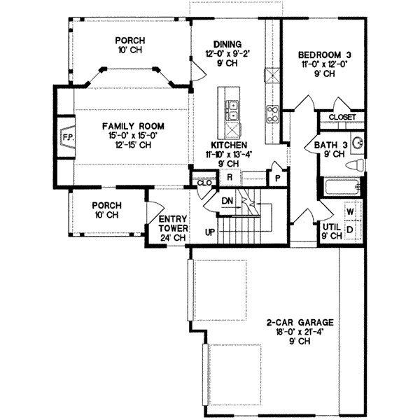 main floor house blueprint