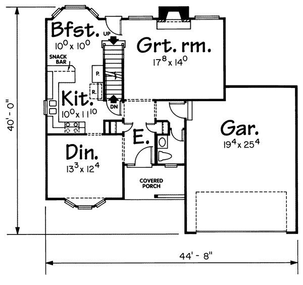 main floor house blueprint
