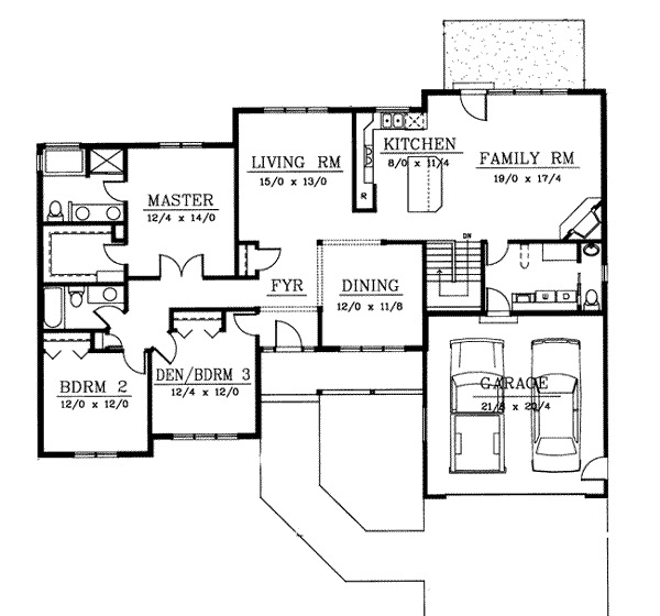 main floor house blueprint