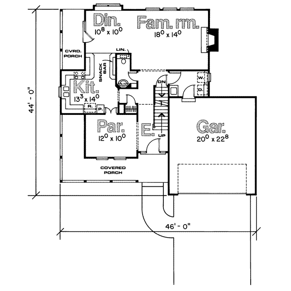 main floor house blueprint