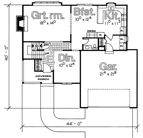 main floor house blueprint