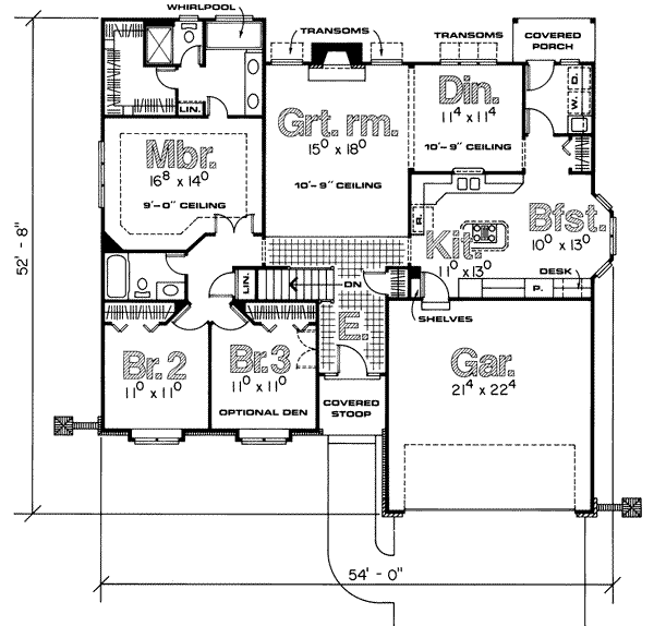 main floor house blueprint