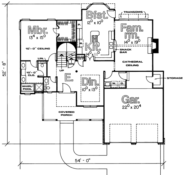 main floor house blueprint