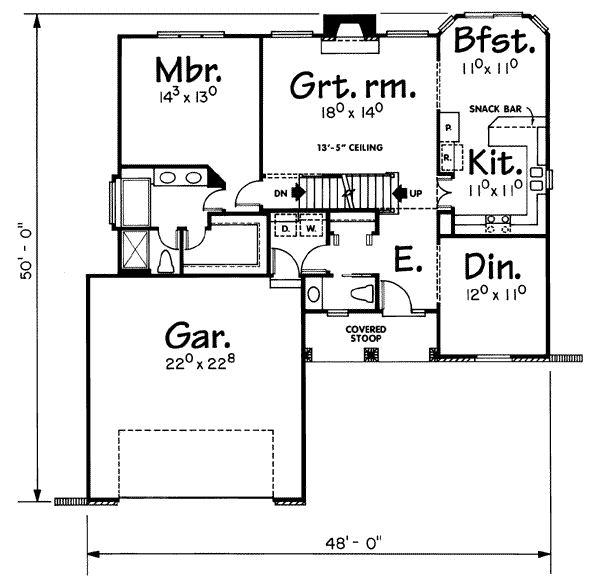 main floor house blueprint