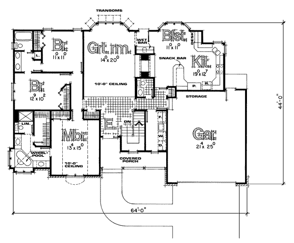 main floor house blueprint