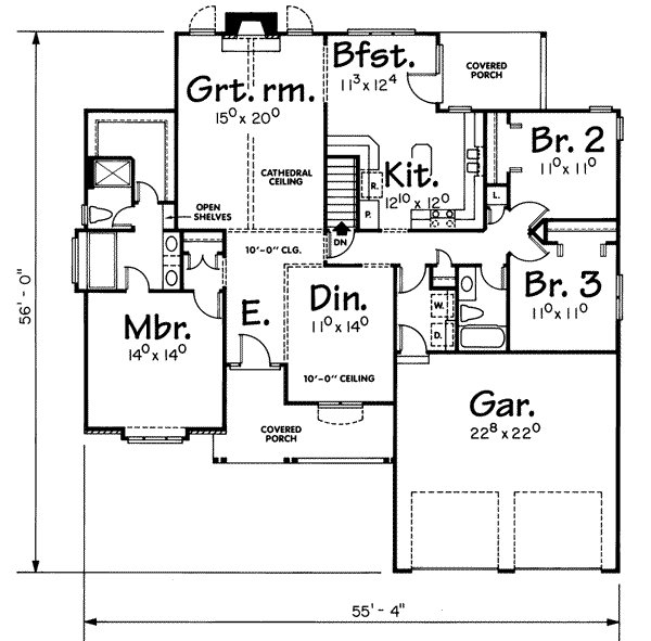 main floor house blueprint